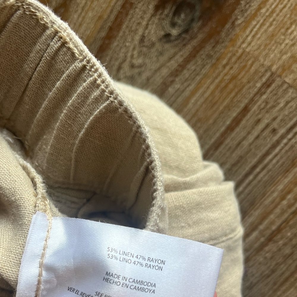 GAP Linen Blend Khaki Chinos - Picture 5 of 5